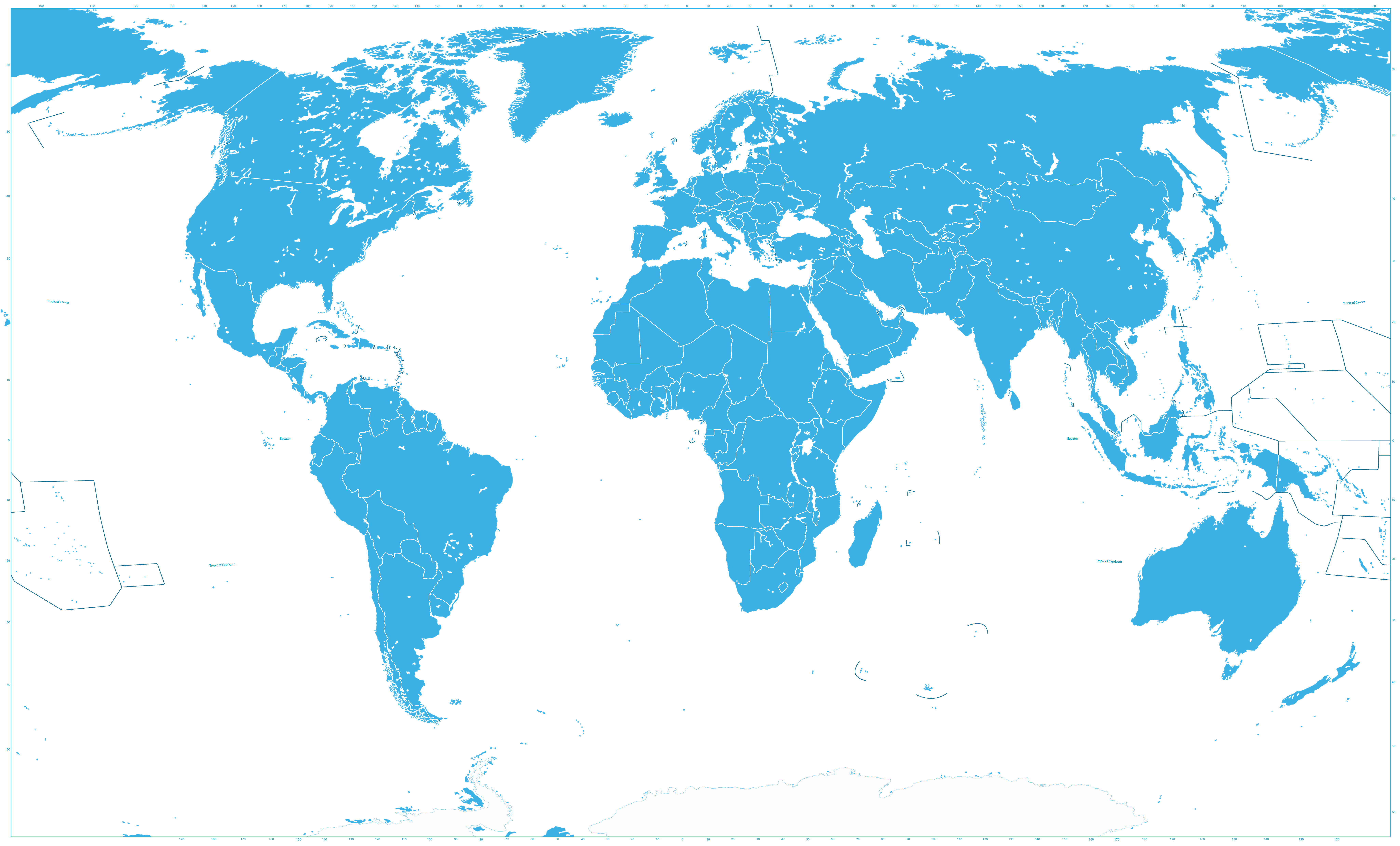 Map of the world